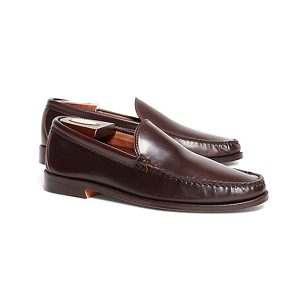 Rancourt & Co. Cordovan Venetian Loafers - Burgundy